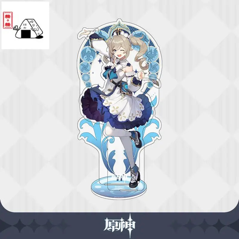 Game Genshin Impact Mondstadt Theme Official Authentic Jean Lisa Acrylic Figure Stand Model Plate Desk Decor Toy  Xmas Gifts