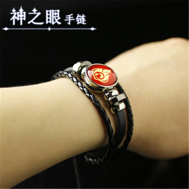 Anime Game Genshin Impact COSPLAY God's Eye Luminous Element Bracelet, Project Game Props, Cute And Personalized Gifts
