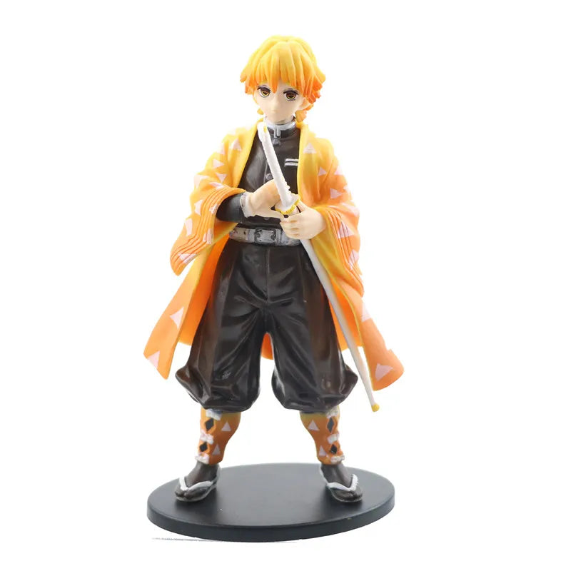 Anime 6pcs Demon Slayer Figure 7cm Kimetsu No Yaiba Figure Q Posket Kamado Tanjirou Kamado Nezuko Agatsuma Figure Toys