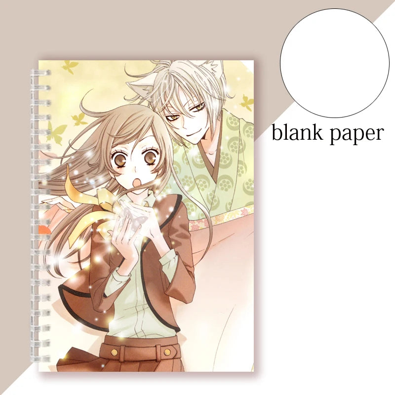 Anime LOVE Kamisama Kiss Hajimemashita Tomoe Spiral Notebook COSPLAY COMICS Manga Poster Figure Journal Diary Stationary Office