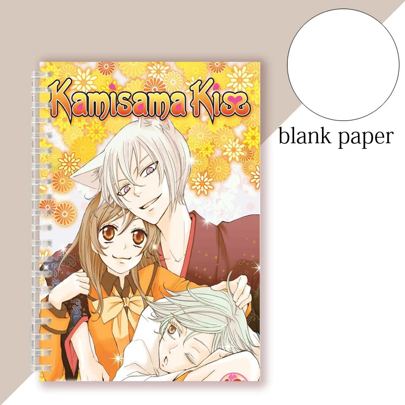 Anime LOVE Kamisama Kiss Hajimemashita Tomoe Spiral Notebook COSPLAY COMICS Manga Poster Figure Journal Diary Stationary Office