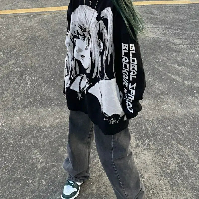 Anime Death Note Misa Amane Cosplay Tops Hoodie Uniform Outfit Harajuku Streetwear Korean Oversize Pullover Sweatshirt For Women