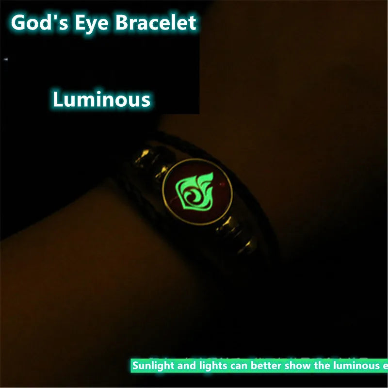 Anime Game Genshin Impact COSPLAY God's Eye Luminous Element Bracelet, Project Game Props, Cute And Personalized Gifts