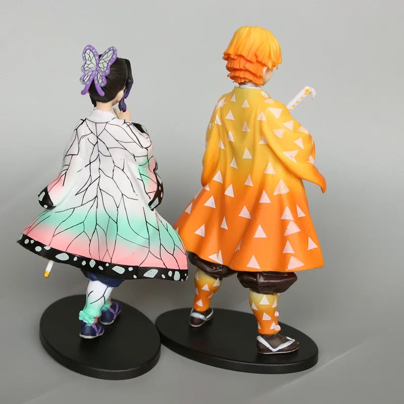 Anime 6pcs Demon Slayer Figure 7cm Kimetsu No Yaiba Figure Q Posket Kamado Tanjirou Kamado Nezuko Agatsuma Figure Toys