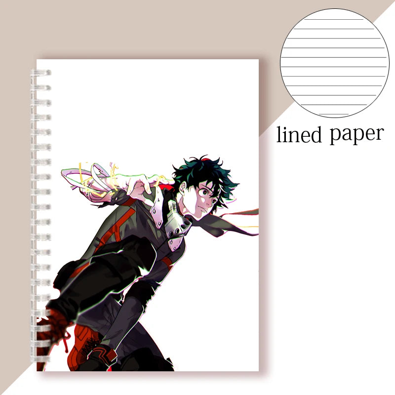 Anime My Hero Academia Spiral Notebook Sketch Note Book Boku No Hero Academia Notepad For Writing Painting Journal COSPLAY Gifts