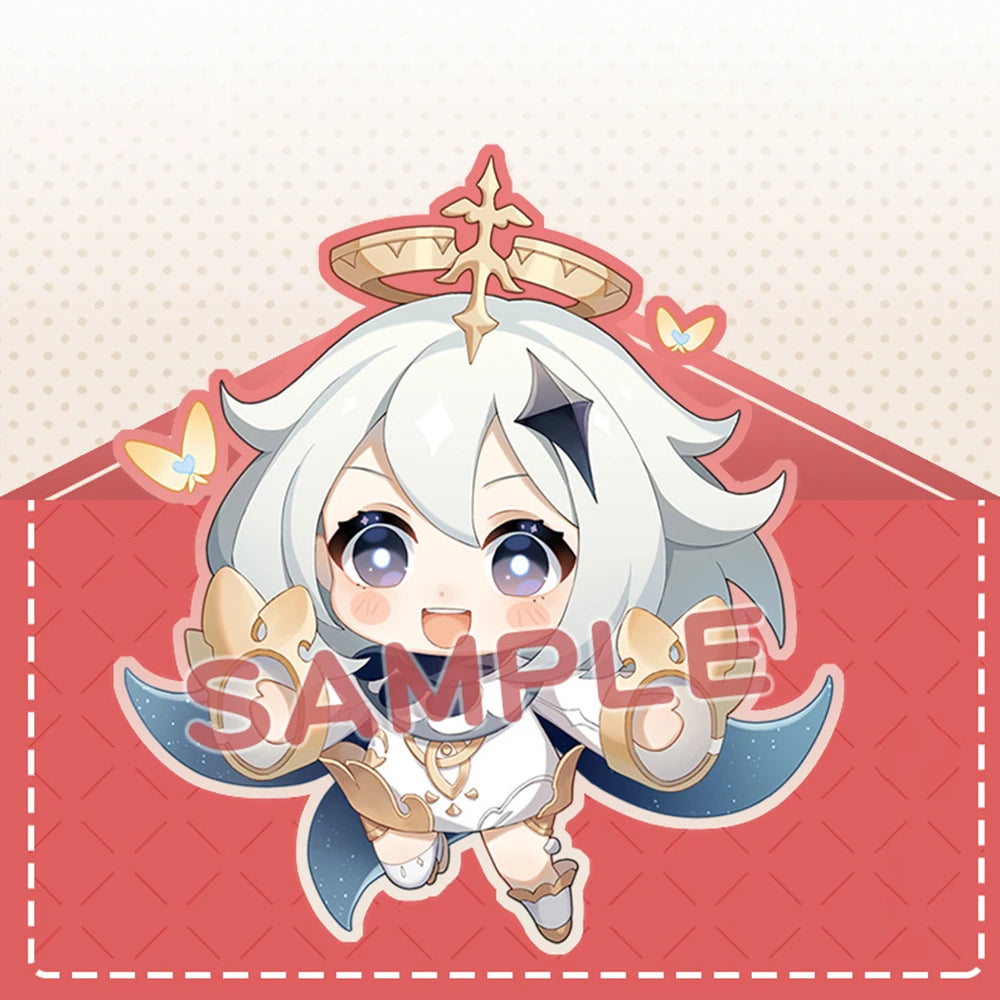 Anime Impact Cosplay Chibi Hutao Xiao Ganyu Keychain Venti Albedo Cute Character Car Pendant Fans Collection Props