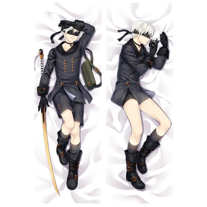 Anime Game NieR:Automata Decorative Pillow Case YoRHa Type A No. 2b 9S pillow Cover Double-sided Bedding Body Hugging pillowcase