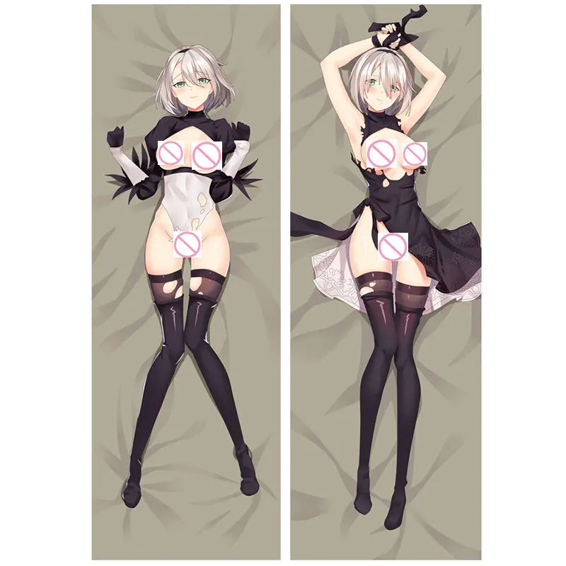 Anime Game NieR:Automata Decorative Pillow Case YoRHa Type A No. 2b 9S pillow Cover Double-sided Bedding Body Hugging pillowcase