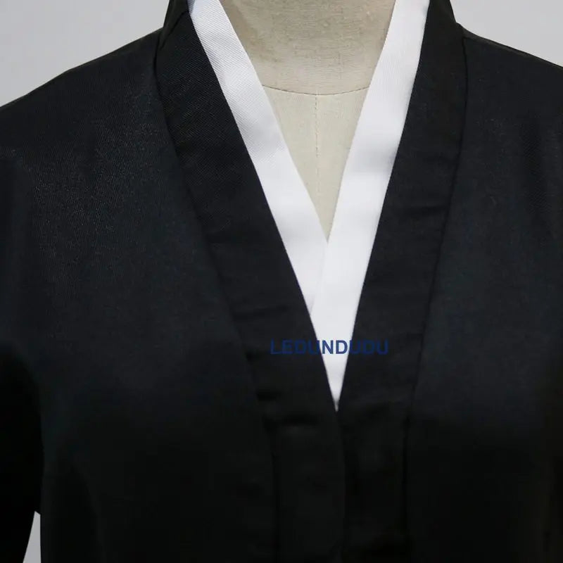 Anime Kurosaki Ichigo Bankai Cloak Black White Robes Pants Uniforms Cosplay Costumes for Halloween Carnival Party