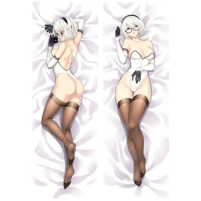 Anime Game NieR:Automata Decorative Pillow Case YoRHa Type A No. 2b 9S pillow Cover Double-sided Bedding Body Hugging pillowcase
