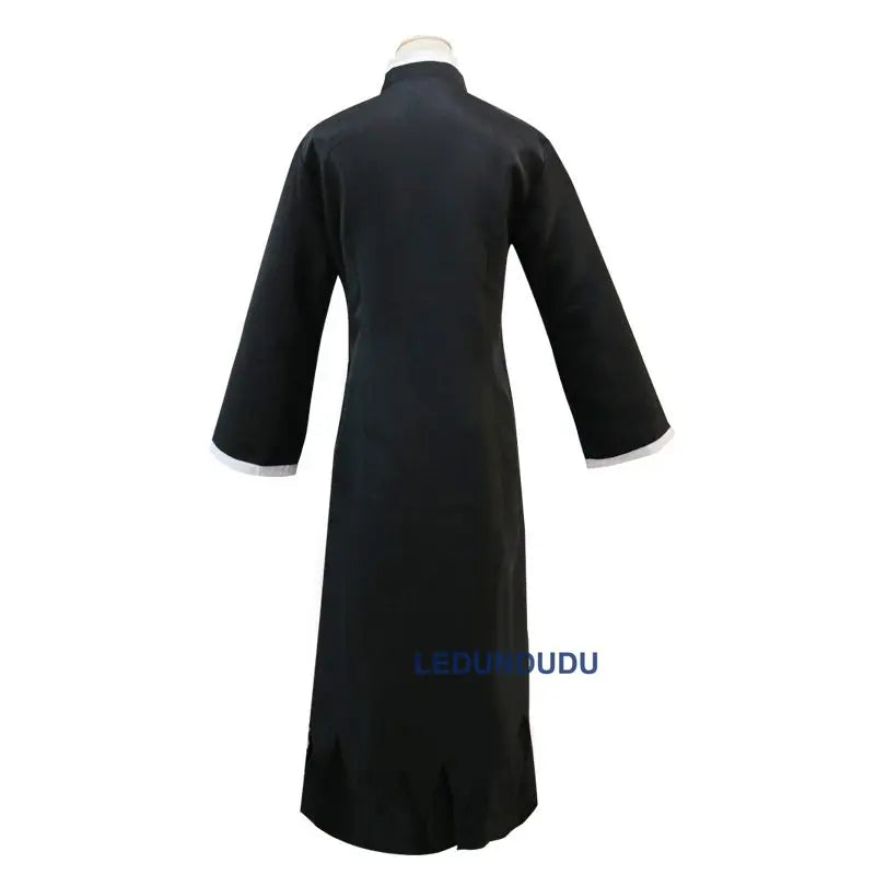 Anime Kurosaki Ichigo Bankai Cloak Black White Robes Pants Uniforms Cosplay Costumes for Halloween Carnival Party