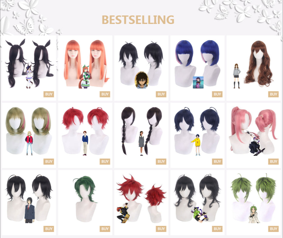 Anime 70CM Kamado Tanjiro Cosplay Sexual Turn Gradual Red Brown Turn Upturned Long Hair Role