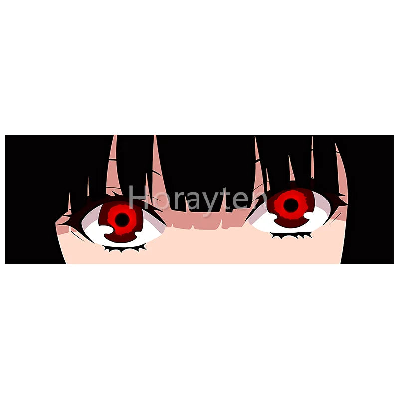 Car Decals Stickers for Japanese Beauty Love Eyes Anime Auto Motorcycle Helmet Decals Computer Case DIY Decoration