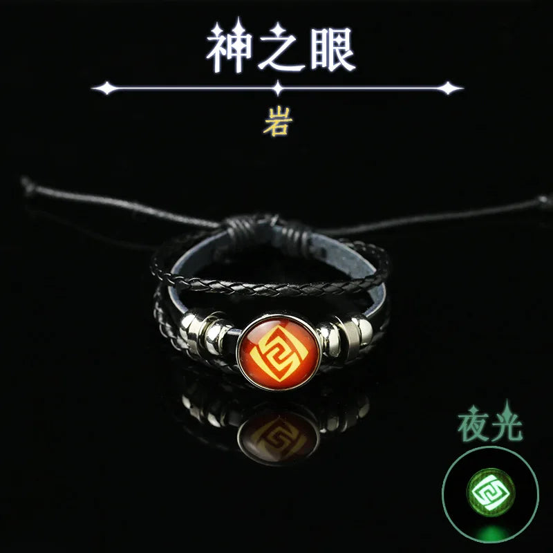 Anime Game Genshin Impact COSPLAY God's Eye Luminous Element Bracelet, Project Game Props, Cute And Personalized Gifts