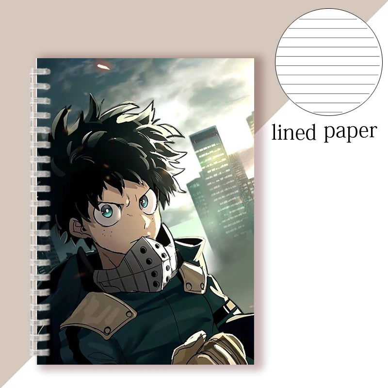 Anime My Hero Academia Spiral Notebook Sketch Note Book Boku No Hero Academia Notepad For Writing Painting Journal COSPLAY Gifts