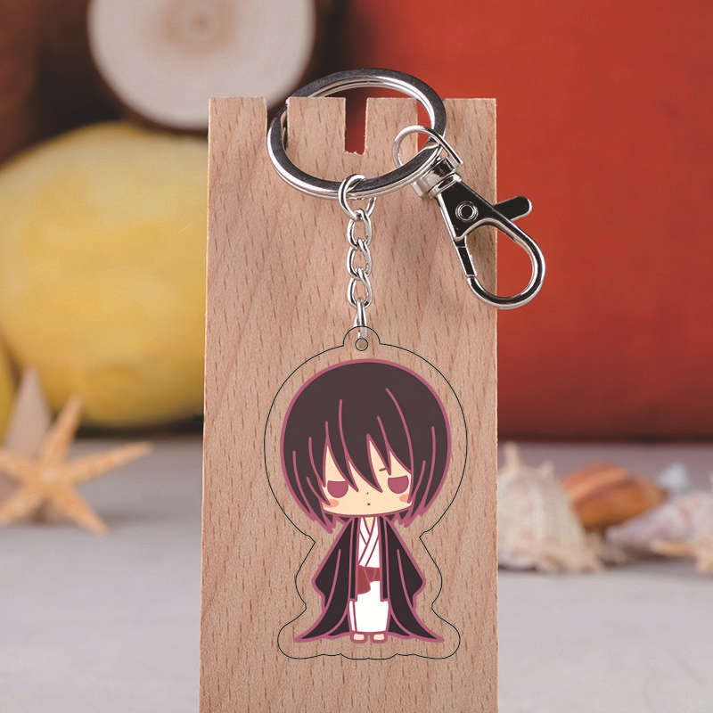 Anime Fruits Basket Acrylic Keychain Tohru Souma Sohma Ayame Shigure Cartoon Figure Key Chain Pendant Gift