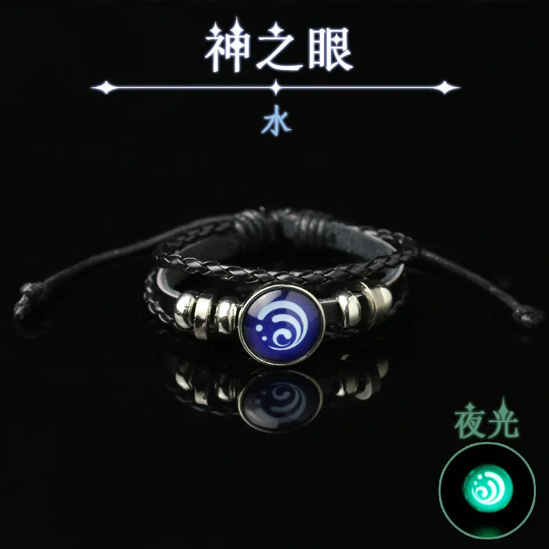 Anime Game Genshin Impact COSPLAY God's Eye Luminous Element Bracelet, Project Game Props, Cute And Personalized Gifts