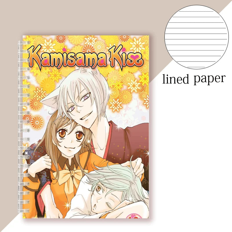 Anime LOVE Kamisama Kiss Hajimemashita Tomoe Spiral Notebook COSPLAY COMICS Manga Poster Figure Journal Diary Stationary Office