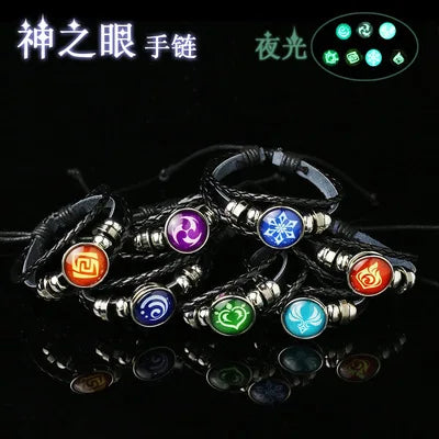 Anime Game Genshin Impact COSPLAY God's Eye Luminous Element Bracelet, Project Game Props, Cute And Personalized Gifts