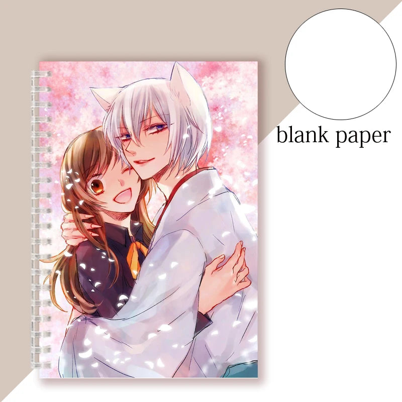 Anime LOVE Kamisama Kiss Hajimemashita Tomoe Spiral Notebook COSPLAY COMICS Manga Poster Figure Journal Diary Stationary Office