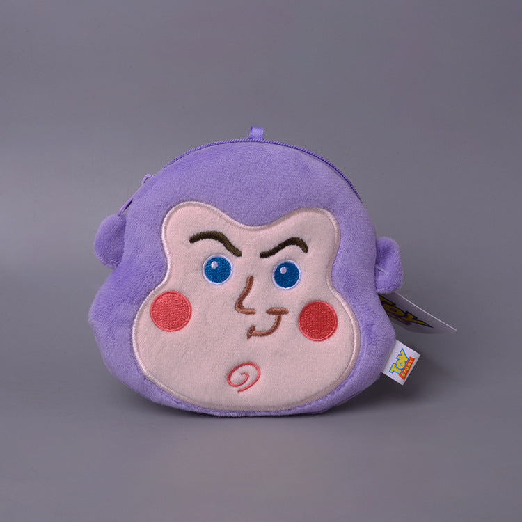 Disney Lotso Bear Buzz 5571 Fashion Anime Coin Purse Cartoon Money Bags Card Key Purses Storage Bag Birthday Gift