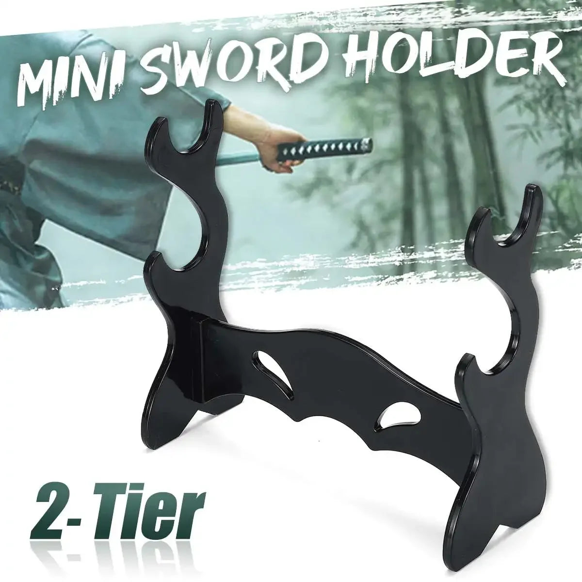 Anime Weapon DIY Displays Stand Model Gun Knife Samurai Sword Katana Holder Universal Frame Game Keychain Tool Box Gift Bag Toys
