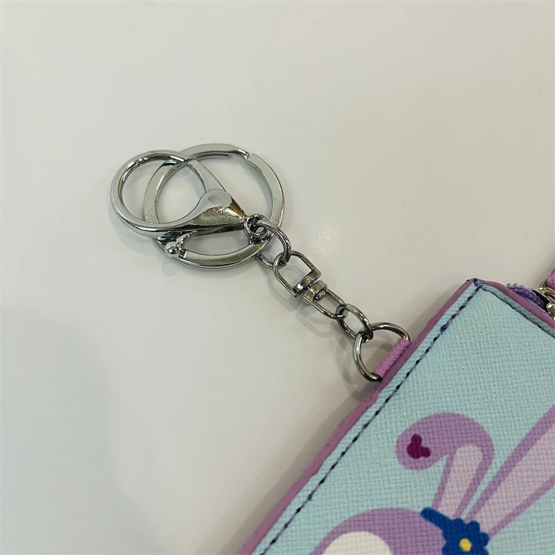 Disney Duffy StellaLou ShellieMay Anime Card Holder Cartoon Storage Bags Coin Wallet Handbag Kid Girl Birthday Gift