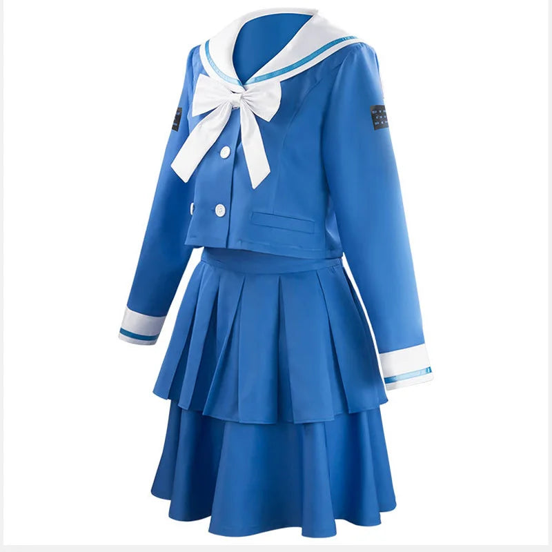 Aboutcos Anime Danganronpa V3: Killing Harmony Tenko Chabashira Cosplay Costume School Uniform Dress Suit Halloween Costume