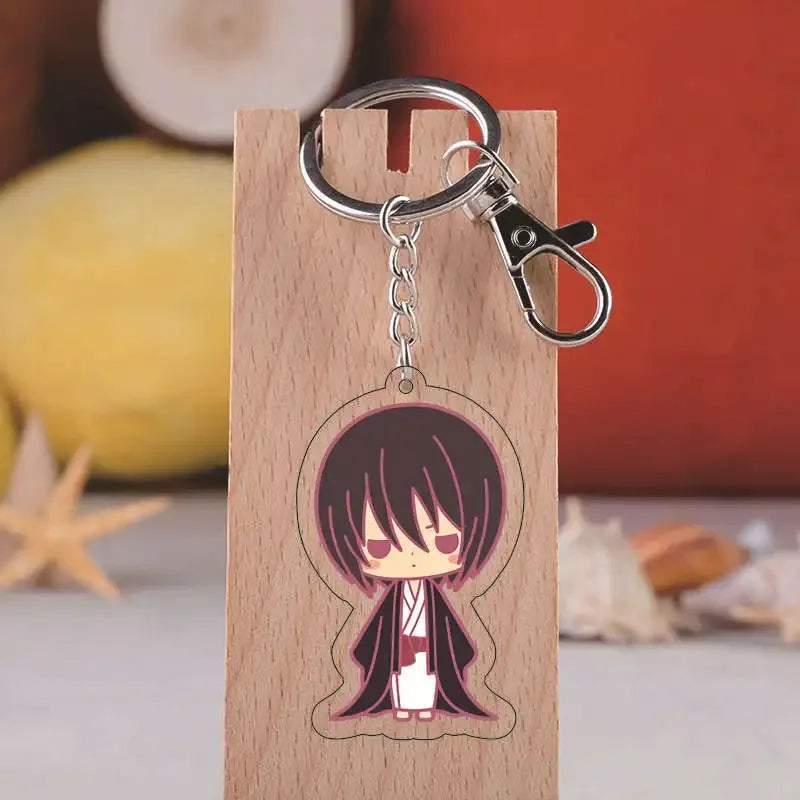Anime Fruits Basket Acrylic Keychain Tohru Souma Sohma Ayame Shigure Cartoon Figure Key Chain Pendant Gift