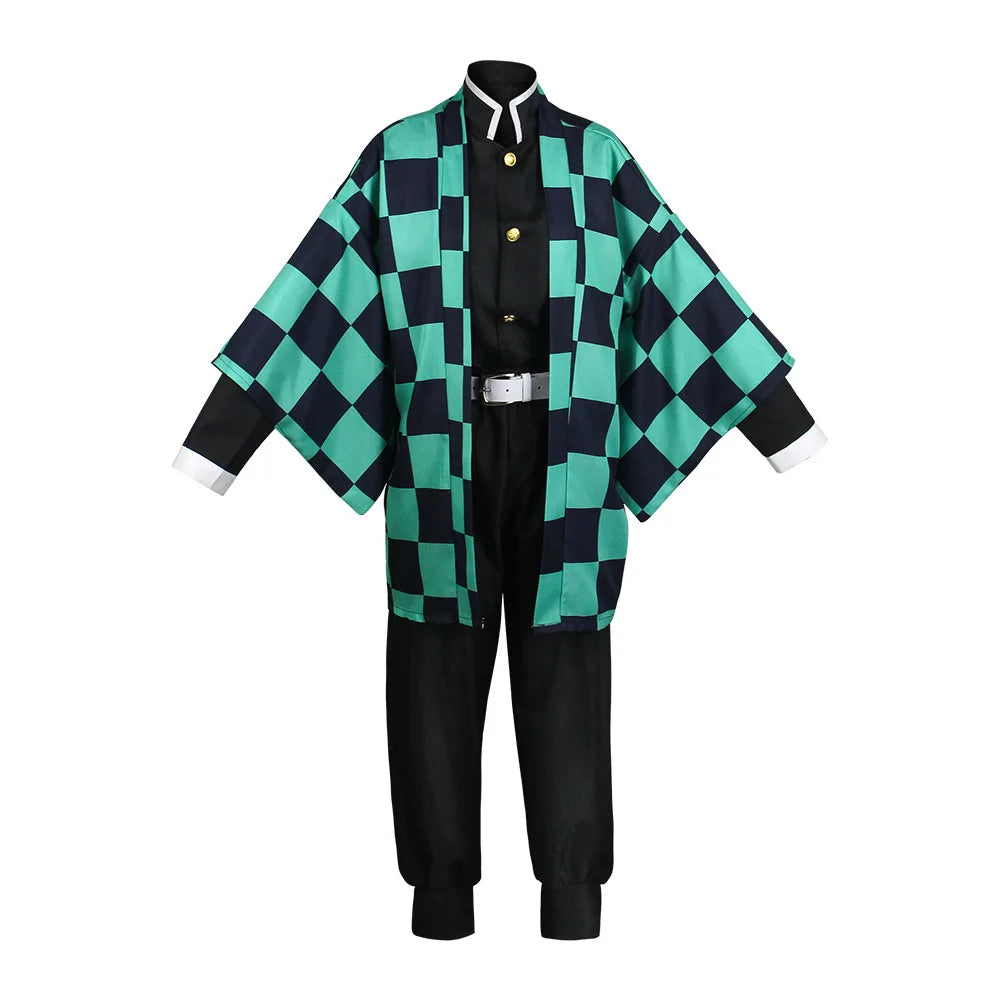 Demon Slayer Cosplay Tanjiro Nezuko Cosplay Kids Shinobu Costume Japanese Anime Cartoon Halloween Costume Christmas Gifts
