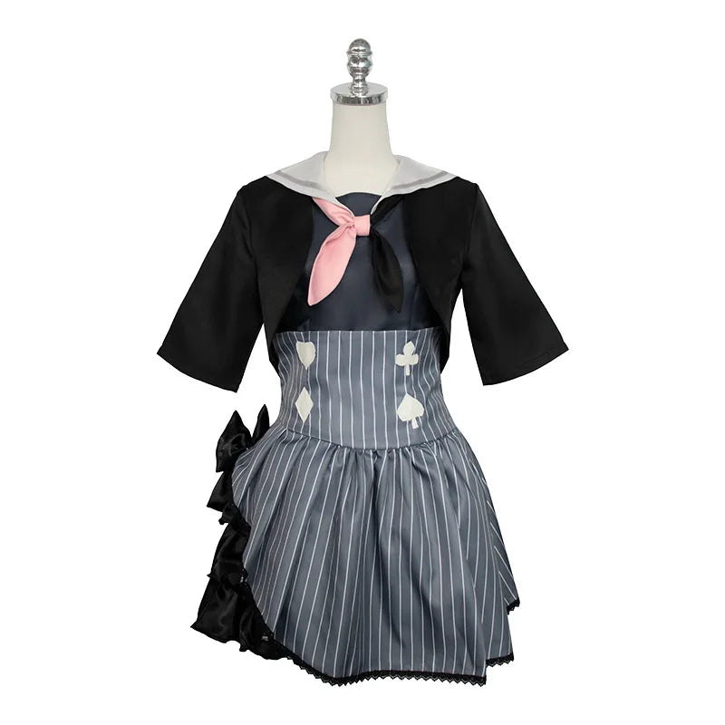 Anime Project Sekai Colorful Stage! Feat. Cosplay Akiyama Mizuki Cosplay Costume Lolita Dress Halloween Party Outfit