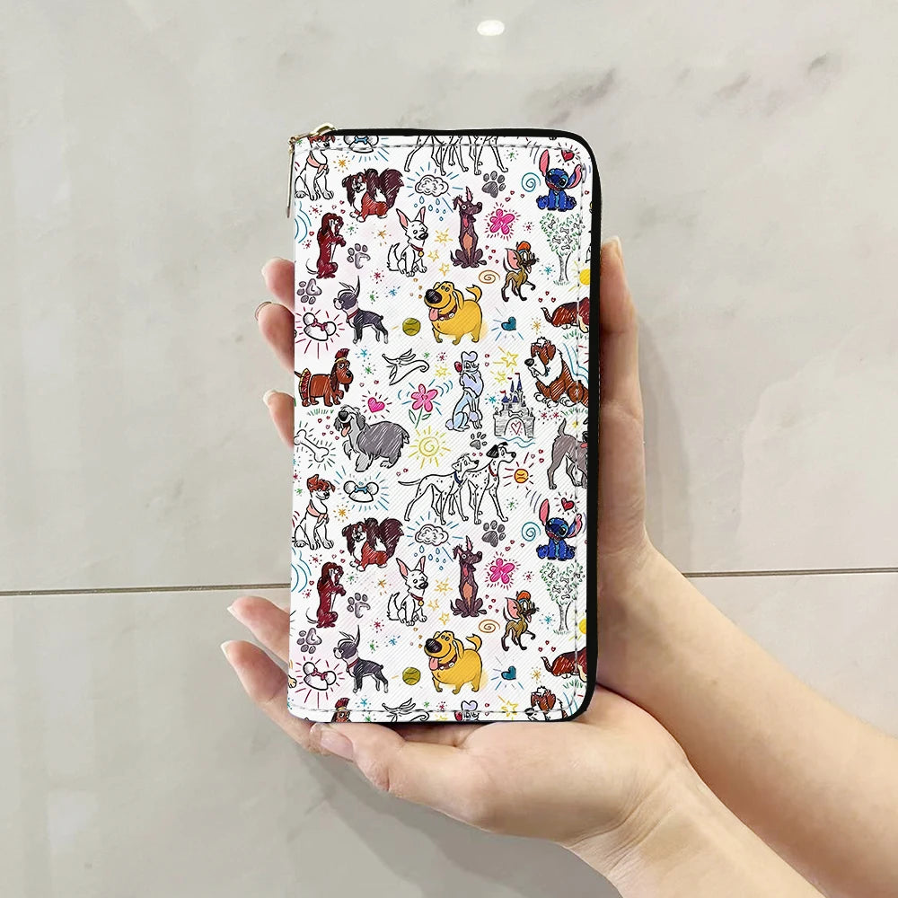 Disney Marie Cat Cheshire cat W5999 Anime Briefcases Wallet Cartoon Zipper Coin Bag Casual Purses Card Storage Handbag Gift