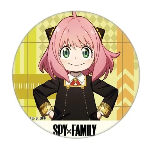 Anime Spy X Family Badge Brooch Pin Cospaly Loid Anya Yor Metal Pins Costume Accessories