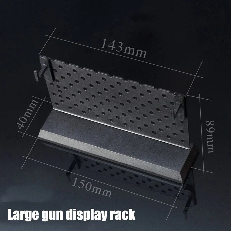 Anime Weapon DIY Displays Stand Model Gun Knife Samurai Sword Katana Holder Universal Frame Game Keychain Tool Box Gift Bag Toys