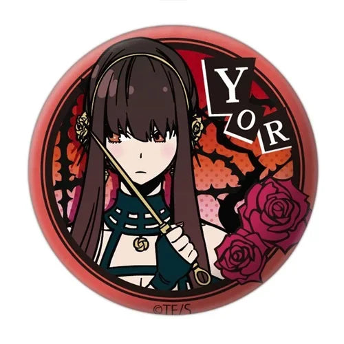 Anime Spy X Family Badge Brooch Pin Cospaly Loid Anya Yor Metal Pins Costume Accessories