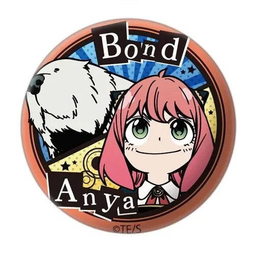 Anime Spy X Family Badge Brooch Pin Cospaly Loid Anya Yor Metal Pins Costume Accessories