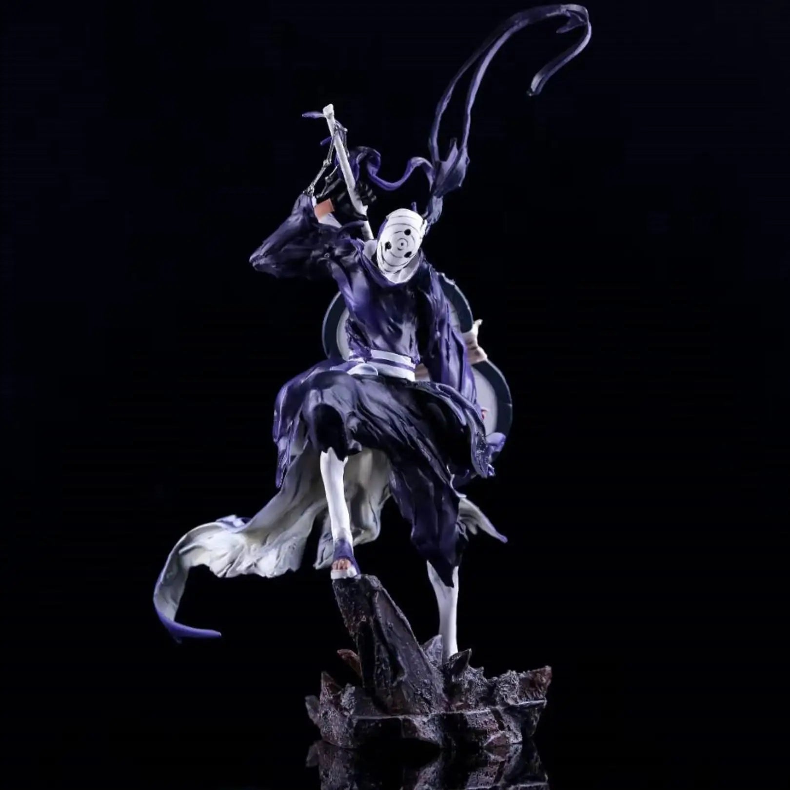 NARUTO Uchiha Obito 34cm Figure Huge Model Doll Anime Otsutsuki Hagoromo Cool Collect Figurine Gifts Toys