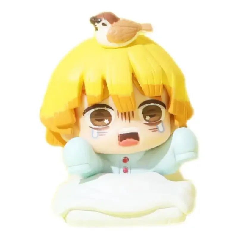 Genuine Demonly Slayer Tomioka Giyuu Kanzaki Aoi Kamado Tanjirou Hashibira Inosuke Anime Figures Japanese Anime Kids Brinquedos