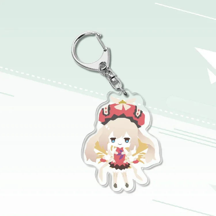 Fate Keychain Man Key Chain Acrylic Women Key Holder Couples Keyring Anime Key Ring Cartoon Pendant Funny Brelok Grand Order