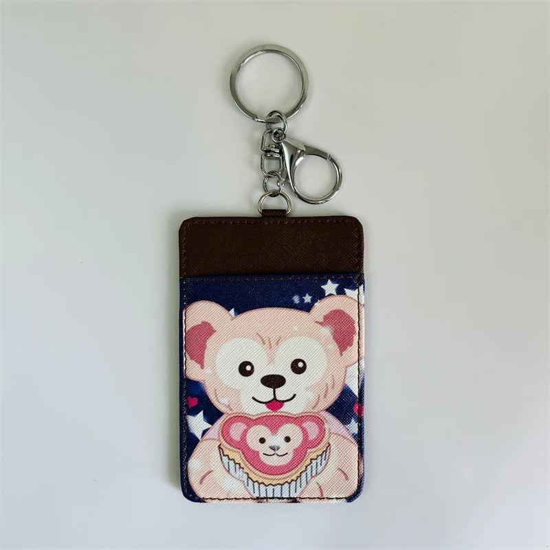 Disney Duffy StellaLou ShellieMay Anime Card Holder Cartoon Storage Bags Coin Wallet Handbag Kid Girl Birthday Gift