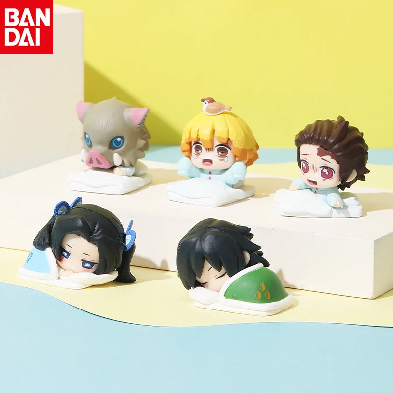 Genuine Demonly Slayer Tomioka Giyuu Kanzaki Aoi Kamado Tanjirou Hashibira Inosuke Anime Figures Japanese Anime Kids Brinquedos
