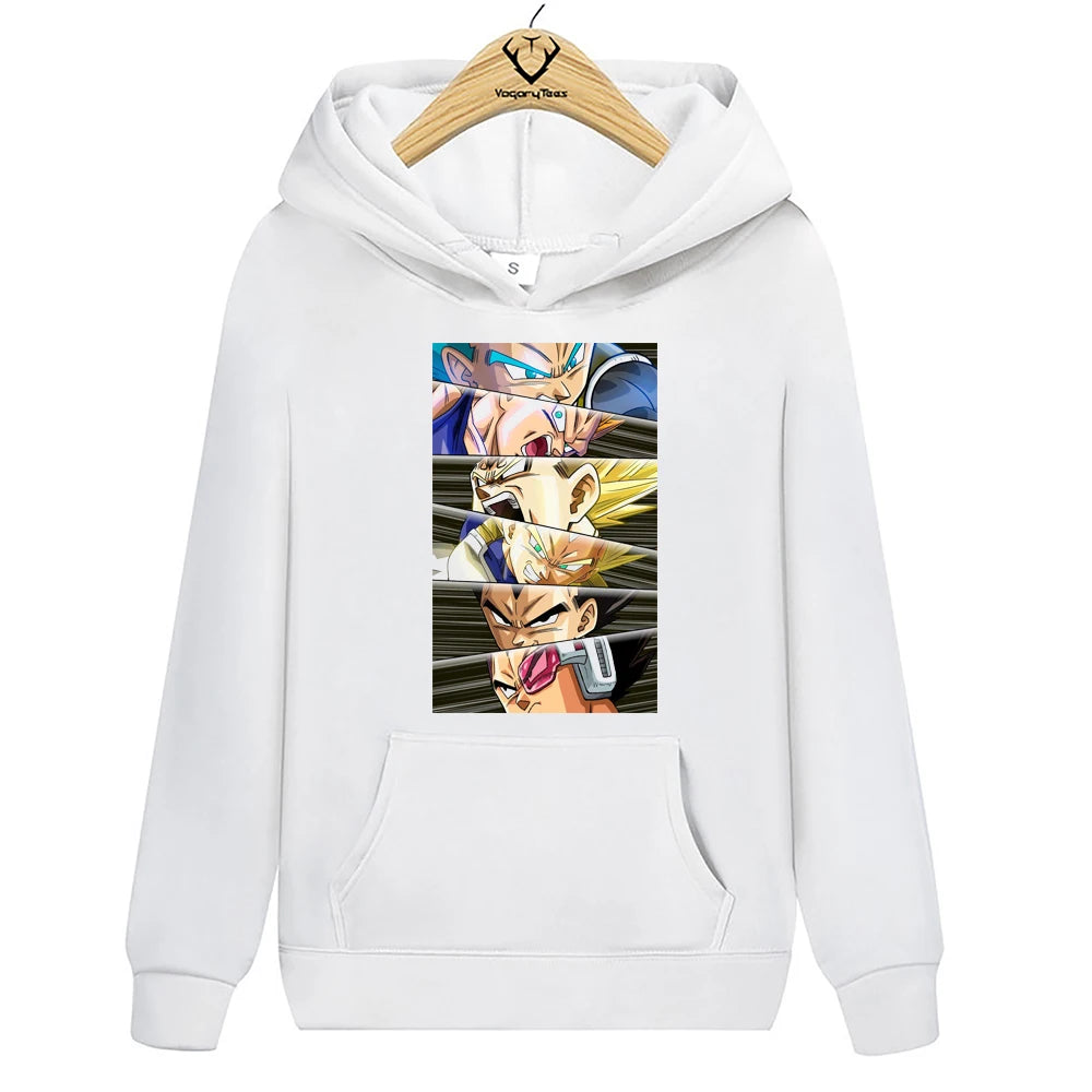 Funny Creative Japan Anime Z MAJIN BUU Eyes Cartoon Hoodies Pop Printed Tops punk Hip Hop unisex Streetwear Khaki Hoodies