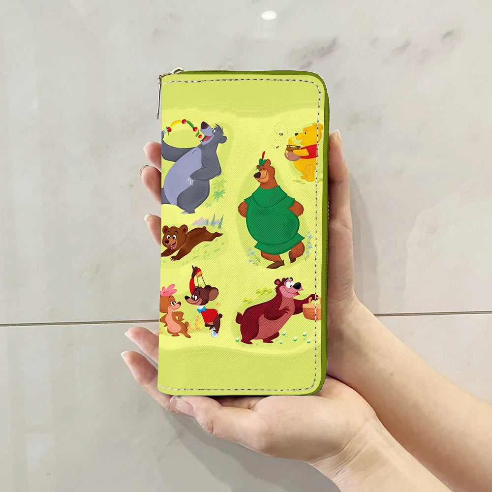 Disney Marie Cat Cheshire cat W5999 Anime Briefcases Wallet Cartoon Zipper Coin Bag Casual Purses Card Storage Handbag Gift