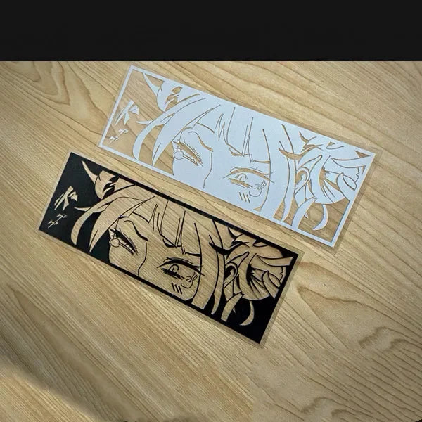 Car Styling Tape Decals for Himiko Toga Manga Anime Waifu Sticker Peeper Cartoon Auto Window Tail Tape