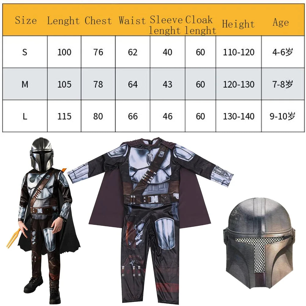 Halloween Costumes for Boy Children Anime Cosplay Galaxy Bounty Hunter super hero Fantasy Personality Costume Disfraz Halloween