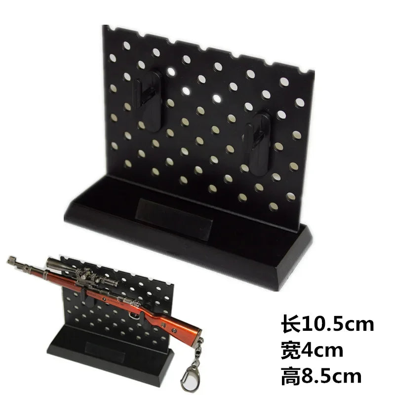 Anime Weapon DIY Displays Stand Model Gun Knife Samurai Sword Katana Holder Universal Frame Game Keychain Tool Box Gift Bag Toys