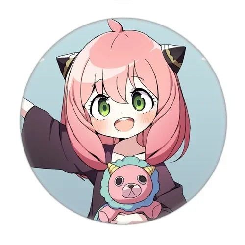 Anime Spy X Family Badge Brooch Pin Cospaly Loid Anya Yor Metal Pins Costume Accessories