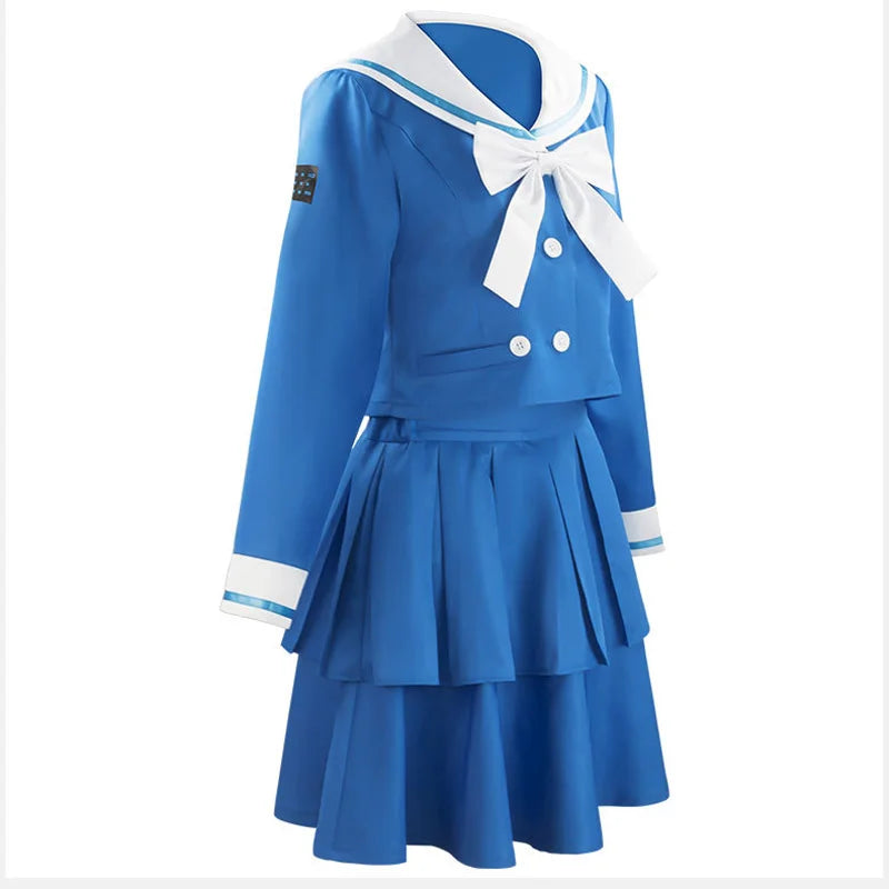 Aboutcos Anime Danganronpa V3: Killing Harmony Tenko Chabashira Cosplay Costume School Uniform Dress Suit Halloween Costume