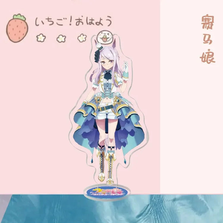 Anime Stand Uma Musume Pretty Derby Special Week Silence Suzuka Toukai Teiou Acrylic Figure Stand Model Plate Display Cute 15cm