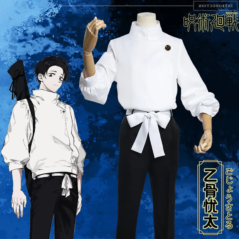 Anime Jujutsu Kaisen Yuta Okkotsu Cosplay Costume Men Women Yuta Okotsu Wig Cosplay Halloween Party Uniform sets